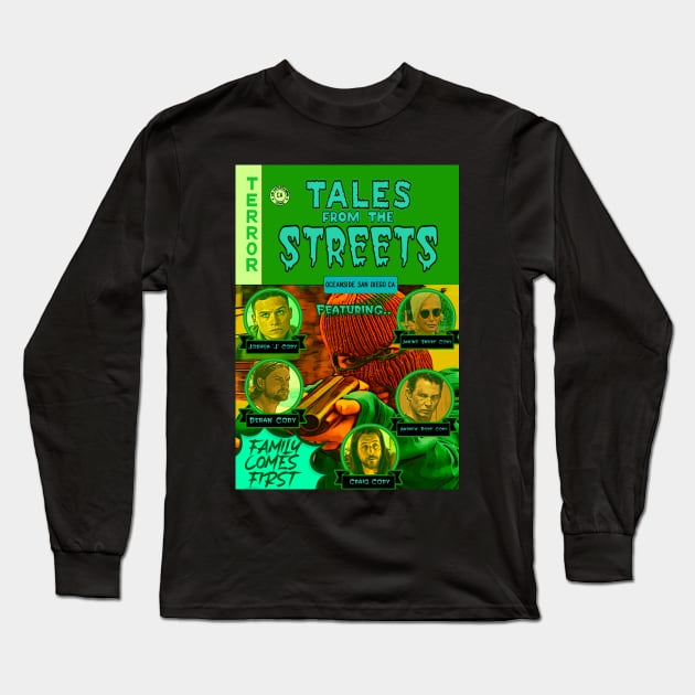 Tales From The Streets (Oceanside San Diego California) Long Sleeve T-Shirt by The Dark Vestiary